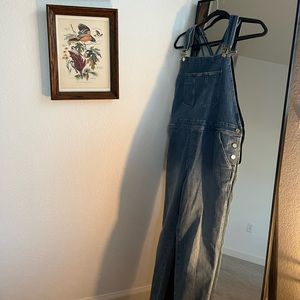 Frame Denim Blue Denim Overalls Jumpsuit